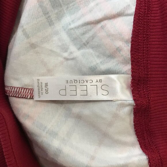 SLEEP BY CACIQUE - WOMEN'S 18/20 - MULTICOLOR PLAID COTTON BLEND PJ BOTTOMS - Picture 3 of 4